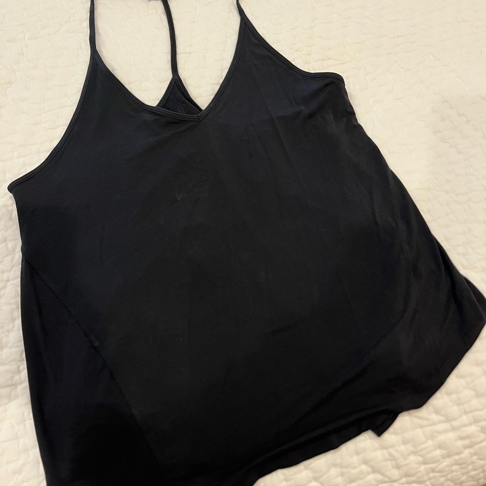 Lululemon Women's modal-silk yoga tank black size 6